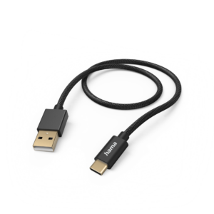 Hama "Fabric" cable, USB-A - USB-C, 1.5 m, nylon